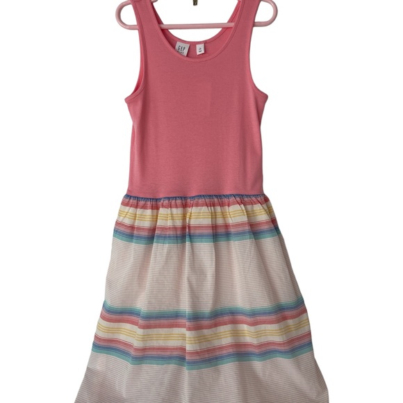 GAP Other - GAPKids Pink Tank Top Striped Skirt Dress NWT Girls Size Large (10)